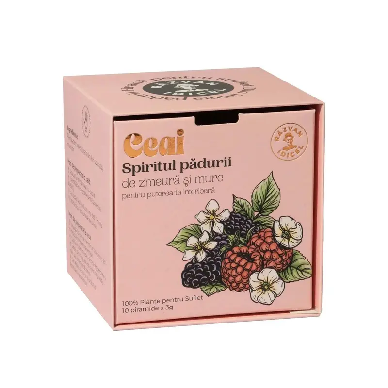 Ceai Spiritul Pădurii - Zmeură și Mure, Răzvan Idicel