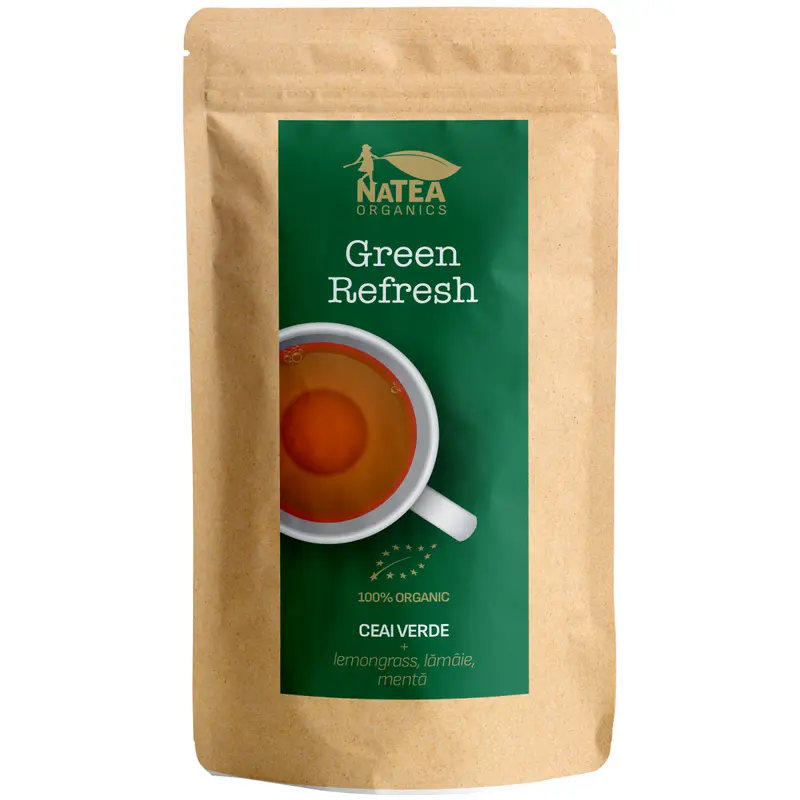 Ceai verde cu lemongrass, lamaie, menta - Green Refresh