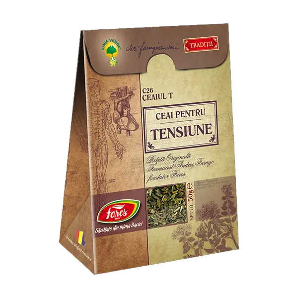 Ceaiul T pentru tensiune 50g Fares