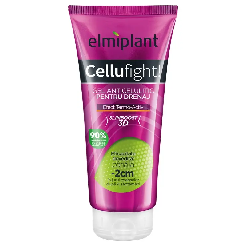 Cellufight gel anticelulitic pentru drenaj 200 ml – Elmiplant
