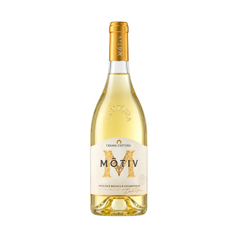 Ceptura Motiv Fetească Regală Chardonnay Demisec 0.75L 13%