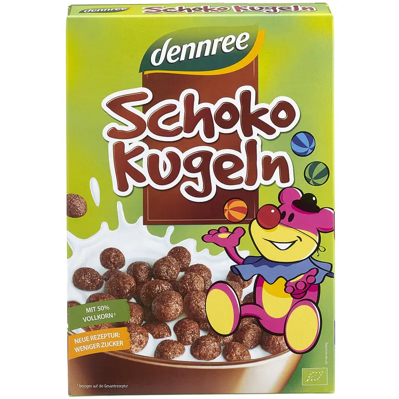 Cereale Bio Bilute cu Ciocolata Dennree 250 g