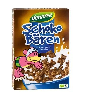 Cereale Bio Ursuleti cu Ciocolata Dennree 250 g