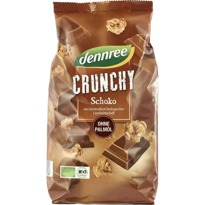 Cereale crocante cu ciocolata bio, 750g