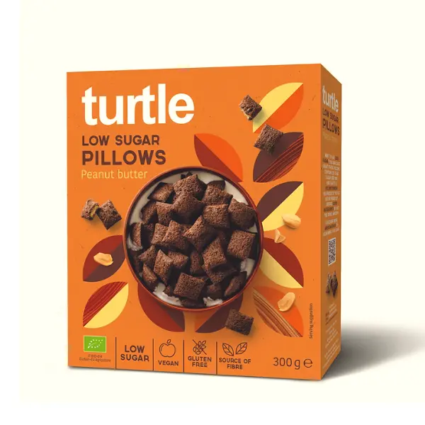Cereale pernute bio cu arahide 300g Turtle