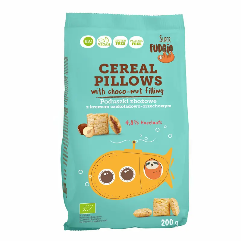 CEREALE UMPLUTE CU CIOCOLATA SI ALUNE DE PADURE BIO 200G