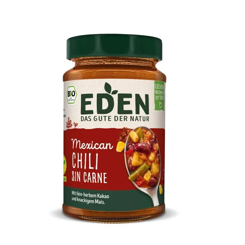 Chilli fara carne - mancare mexicana, BIO, 400g eden
