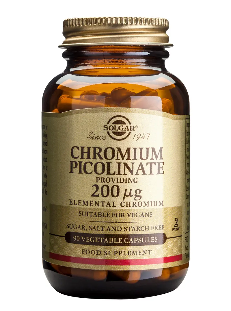 Chromium Picolinate 200μg 90 capsule vegetale (Picolinat de Crom)