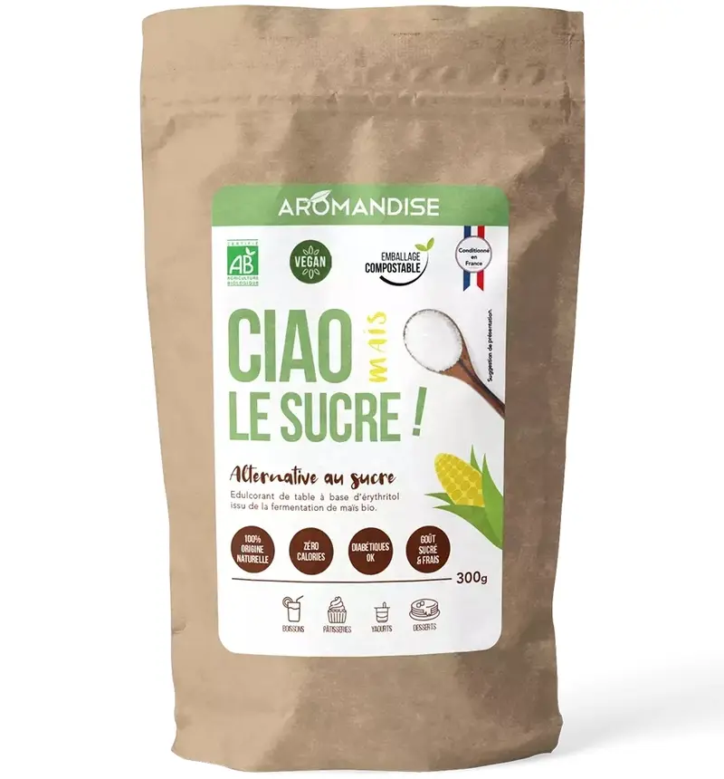 CIAO ZAHAR - ERYTHRITOL BIO 300G