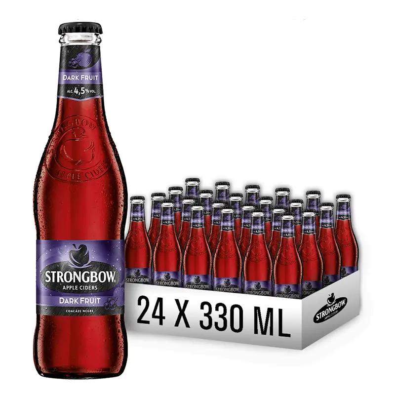 Cidru Strongbow Dark Fruit Sticle 24x0.33L