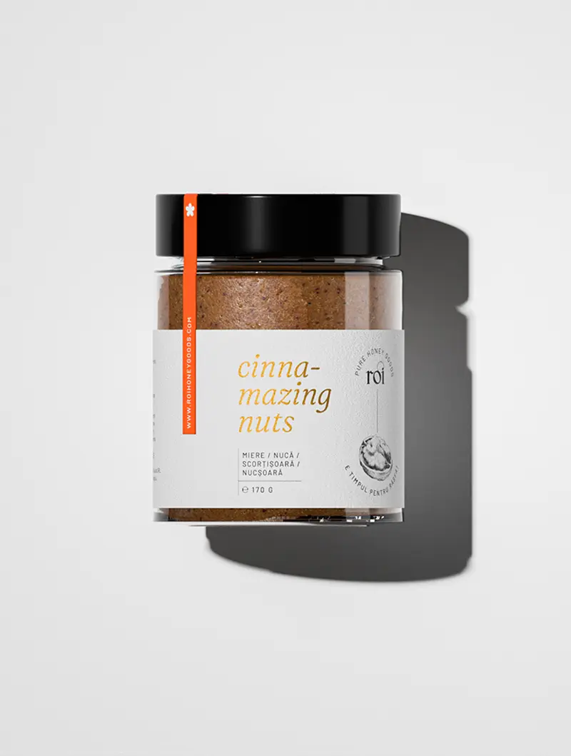"Cinnamazing Nuts" - Cremă de miere cu nucă și scorțișoară