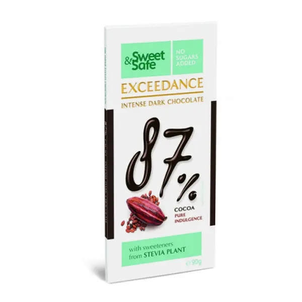Ciocolata amaruie 87% cacao 90g Sly