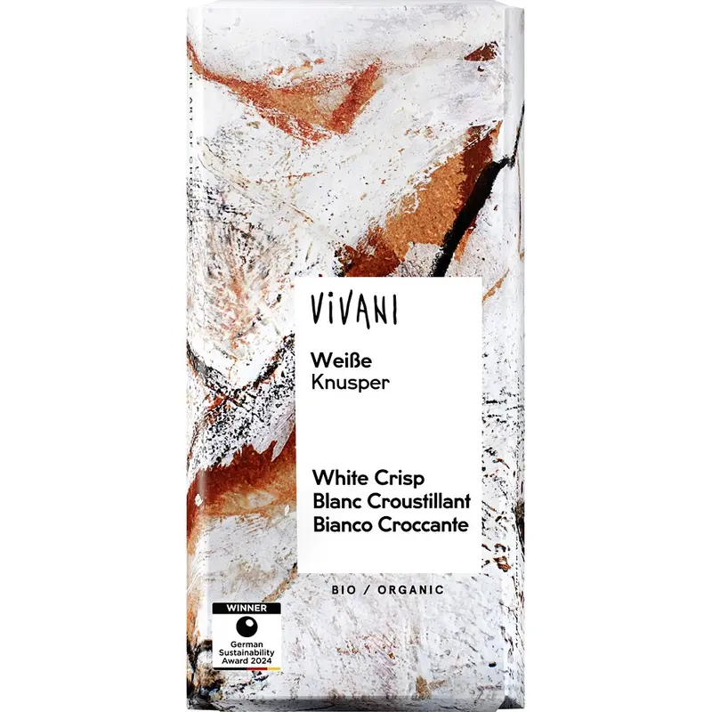 Ciocolata bio  alba, 80g | Vivani
