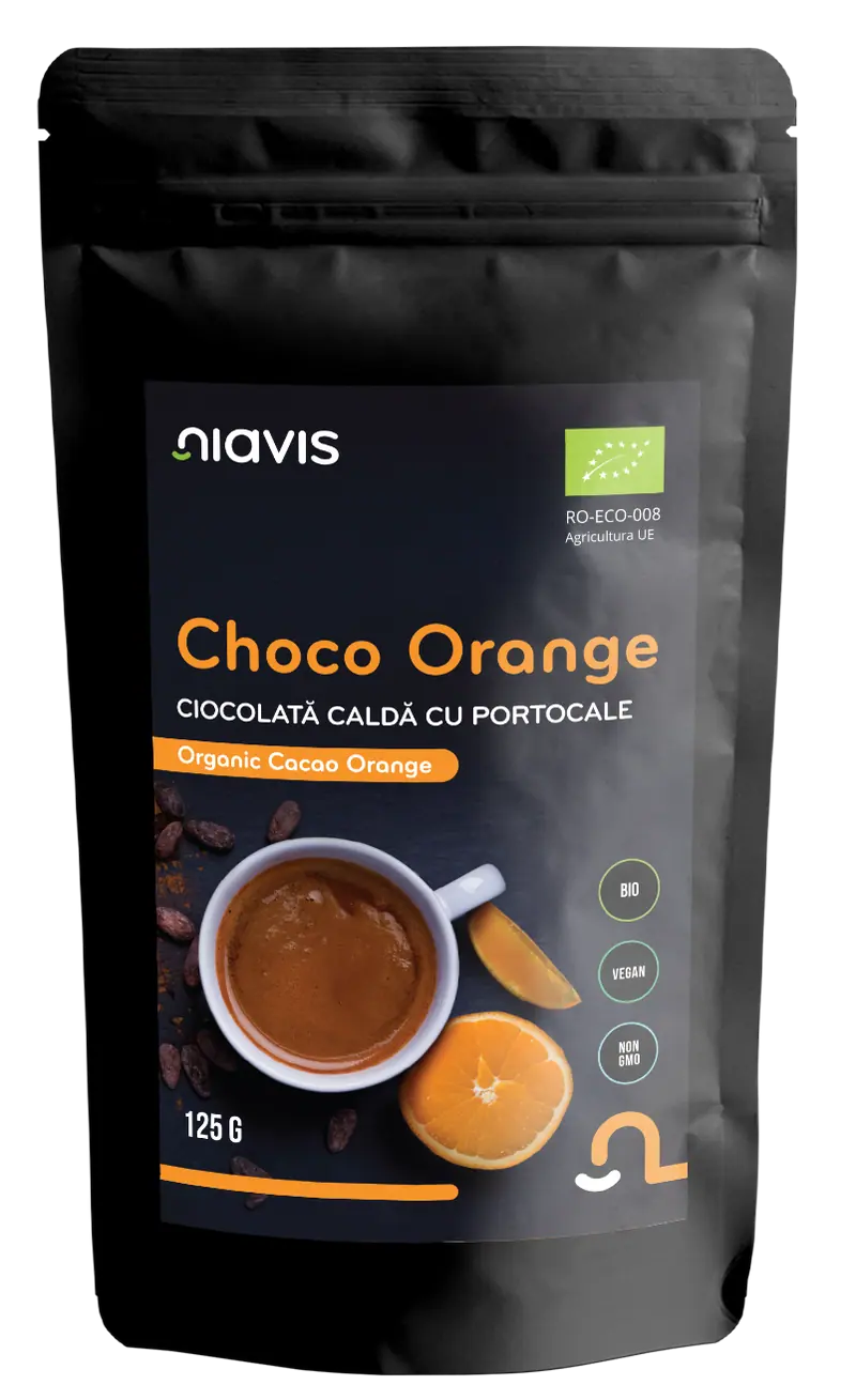 Ciocolata Calda cu Portocale, Choco Orange Mix Ecologic/BIO 125g