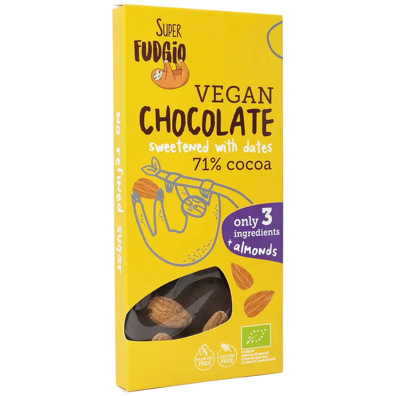 CIOCOLATA CU MIGDALE SI CURMALE BIO 100G