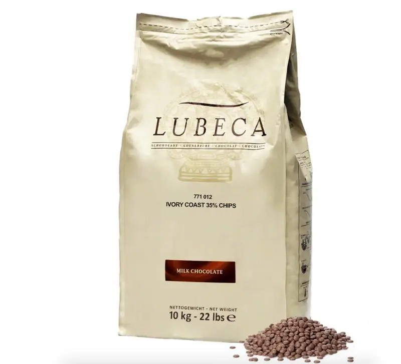 Ciocolata veritabilă cu lapte 35 %- LUBECA