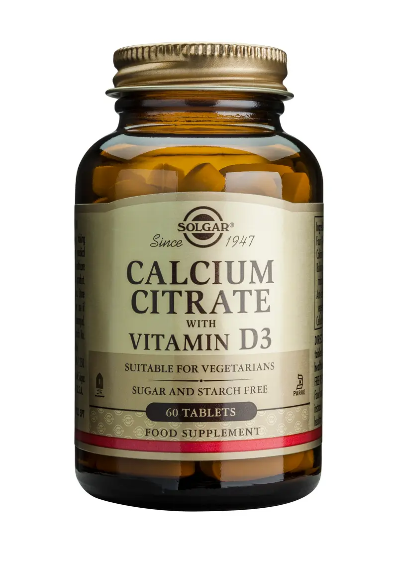 Citrat de Calciu 250 mg cu D3, 60 tablete
