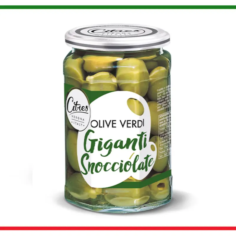 Citres masline verzi giganti fara samburi 290g