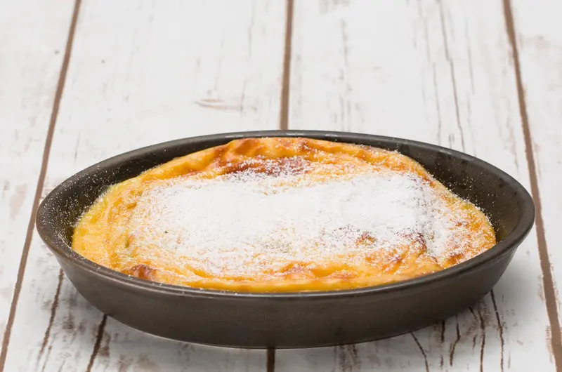 Clătite gratinate, umplute cu Nutella