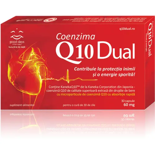 Coenzima Q10 Dual 60 mg 30 capsule – Good Days Therapy