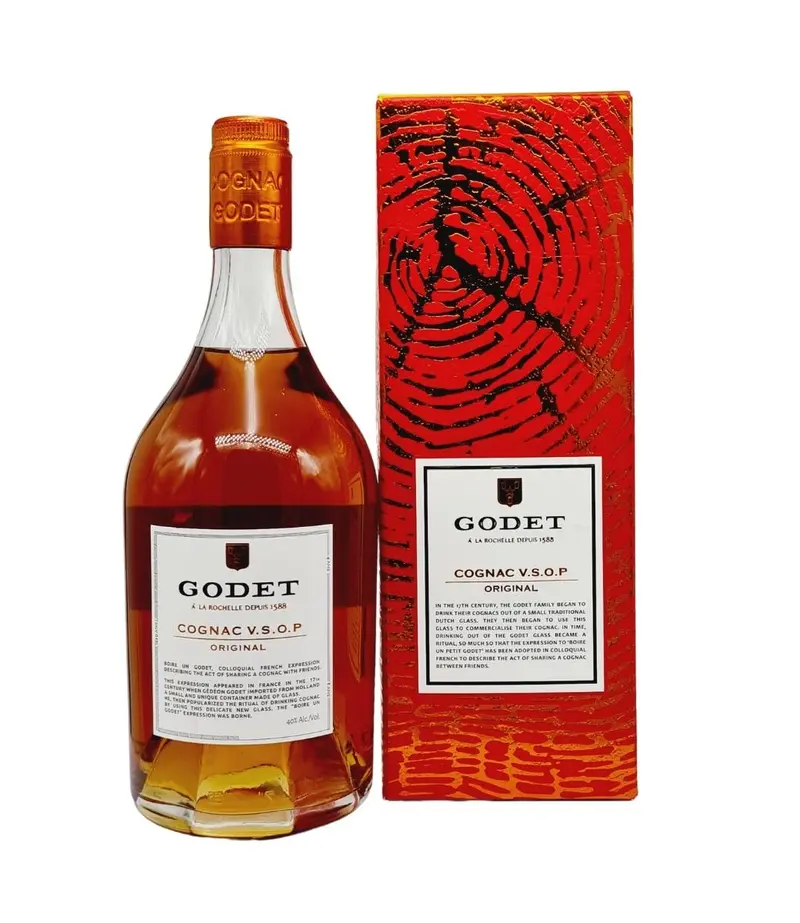 Cognac Godet VSOP 40% 0.7L în cutie