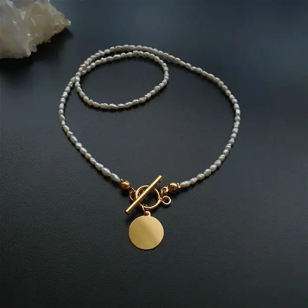 Colier perle naturale | Solar Glow |