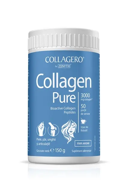 Collagen Pure 150 g pulbere – Zenyth - Se dizolvă ușor