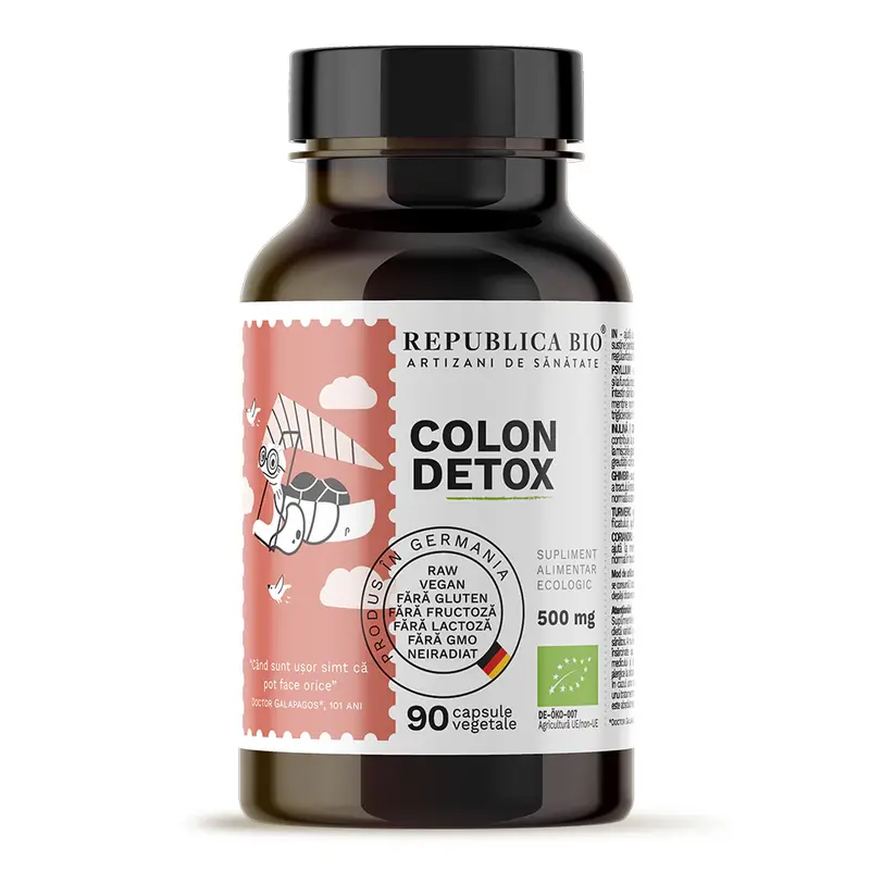 Colon Detox ecologic, 90 capsule | Republica Bio