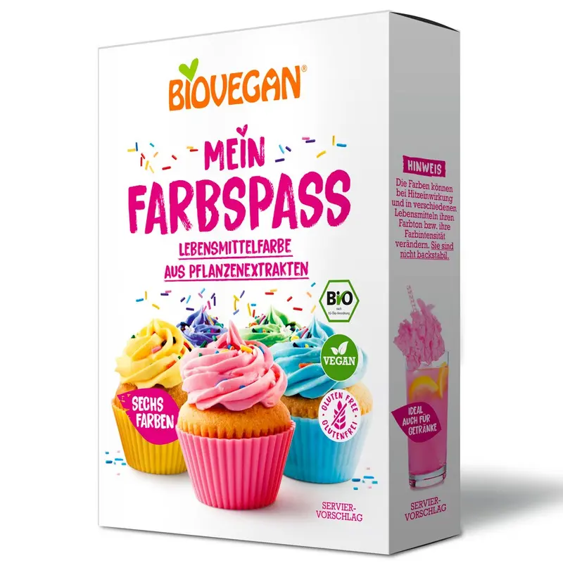 Colorant alimentar ecologic, 6x8g