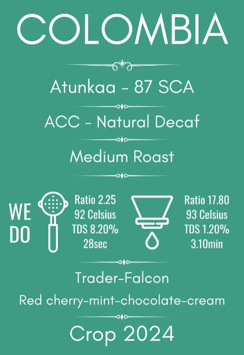 Columbia Atunkaa Decofeinizată