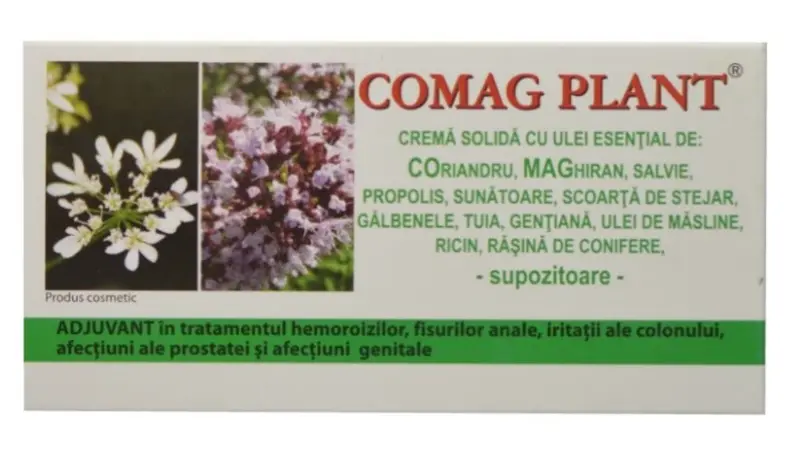 Comag Plant Supozitoare 10 x 1,5 g – Elzin Plant