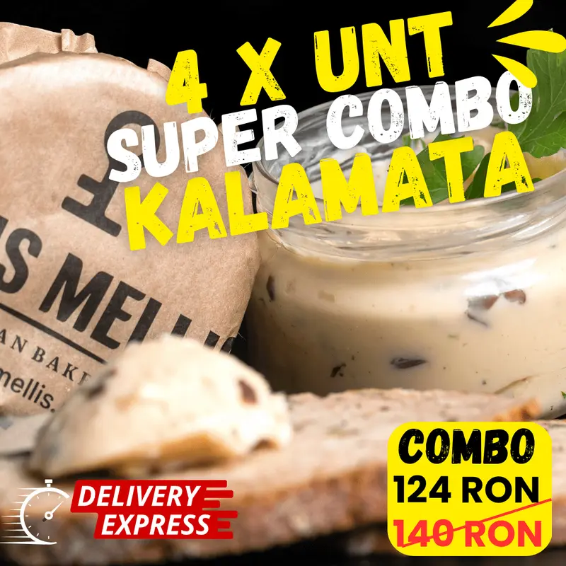 Combo 4 Unt cu Măsline Kalamata 720g