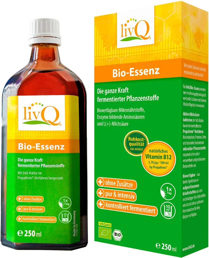 Concentrat enzimatic bio, 250ml livQ