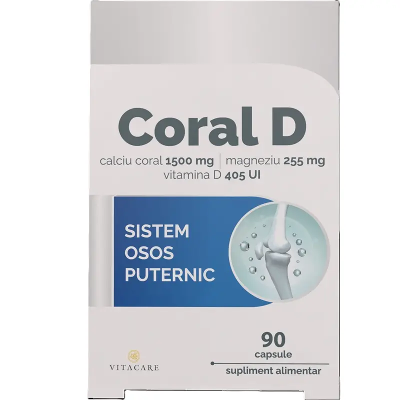 Coral D 90 capsule – Vita Care - Oase sănătoase