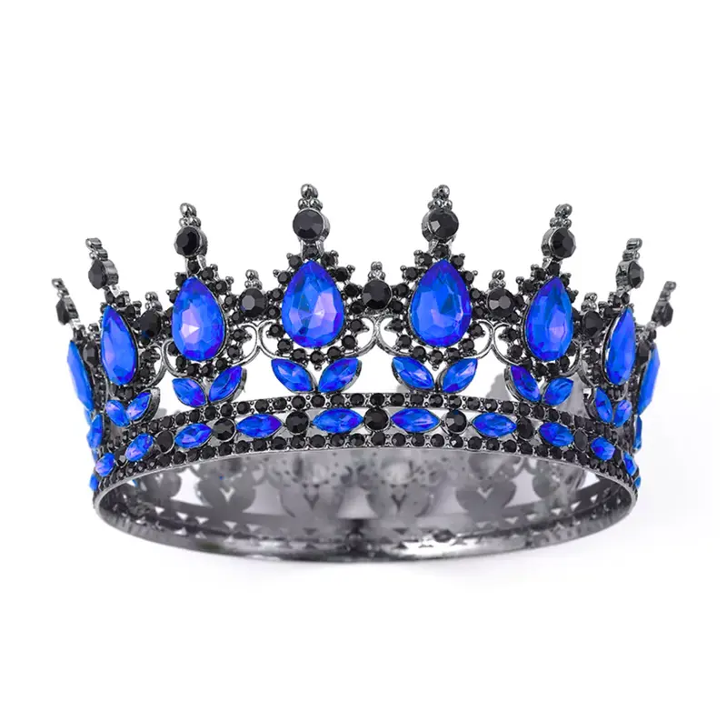 Coronita Topper Tort Negru cu Albastru 15 CM