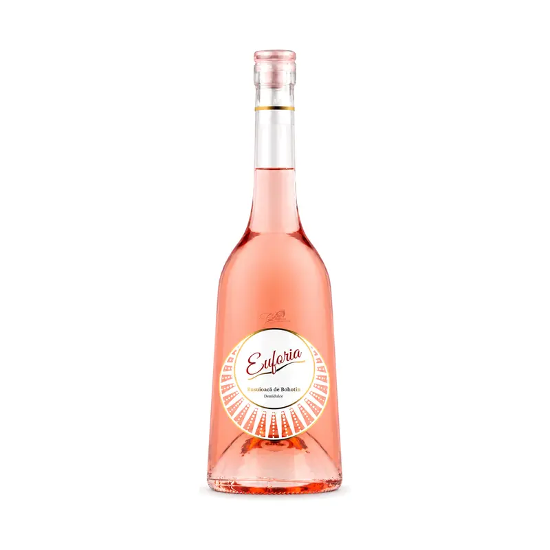 Cotnari Domenii Euforia Busuioacă de Bohotin Demidulce 0.75L 11%