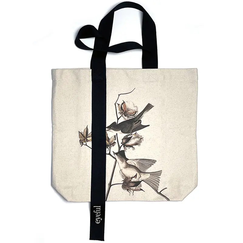 Cotton Flycatcher tote bag