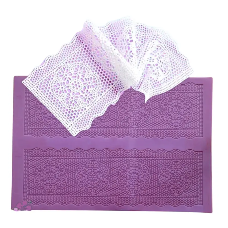 Covoras silicon cu Textura "Dantela"