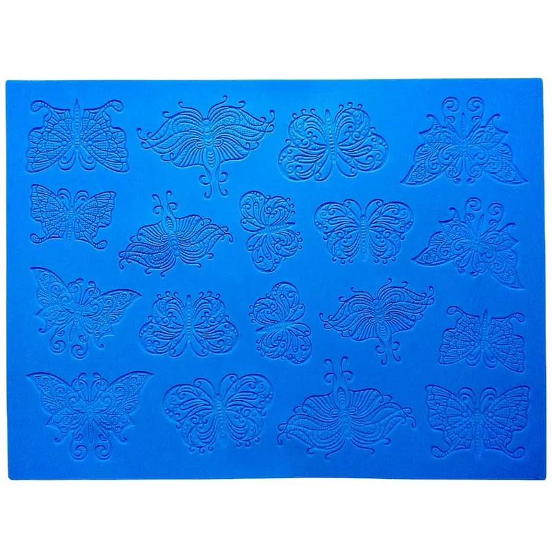 Covoras silicon dantela cu Textura "Fluturi"