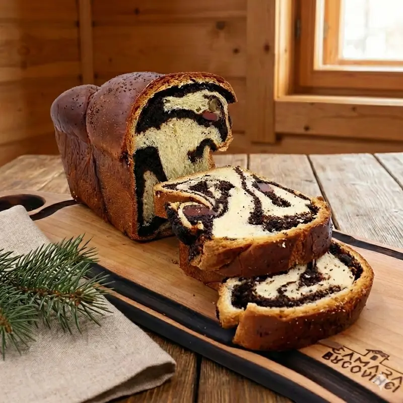 Cozonacul bunicii cu mac și rahat – desert tradițional românesc, 100% natural