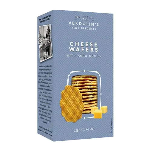 Crackers cu brânză gouda maturată Verduijn's Fine Biscuits 75g