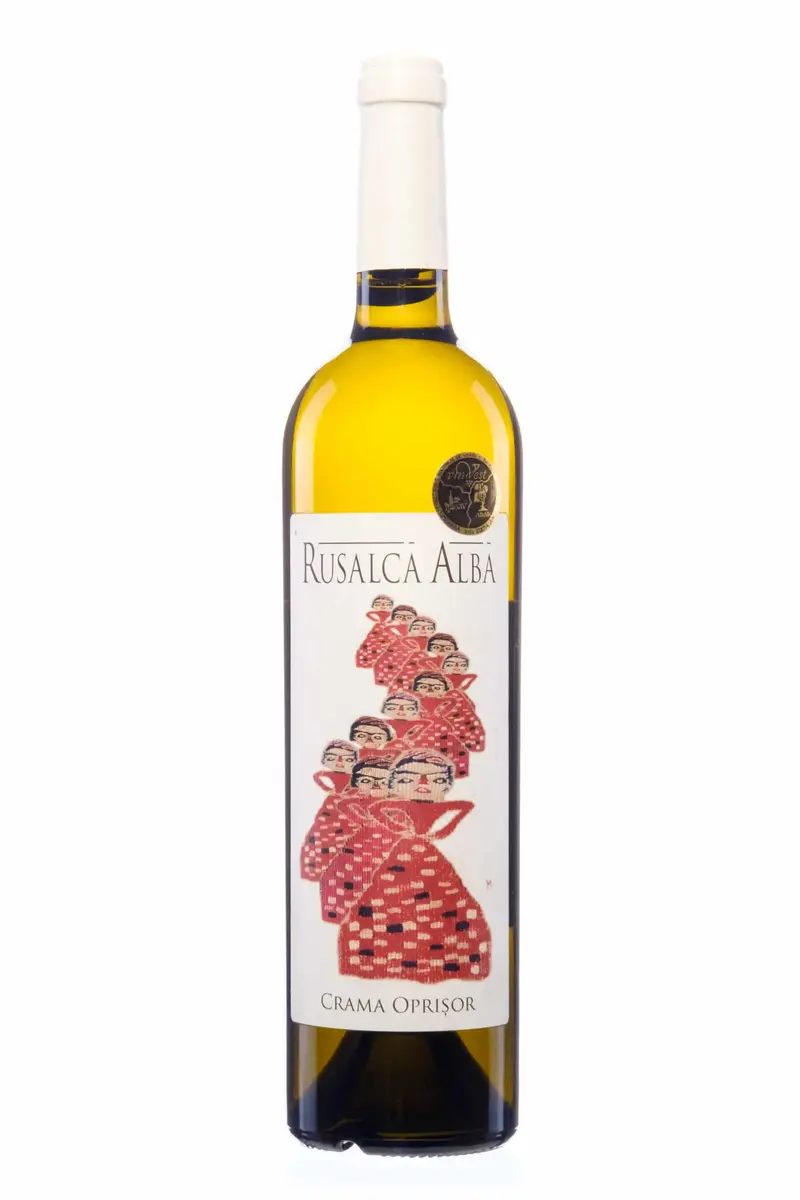Crama Oprișor Rusalca Albă 0.75L – Vin alb sec