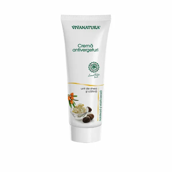 Crema Antivergeturi cu unt de shea si catina 250ml VivaNatura