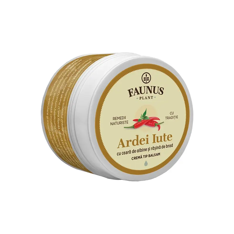 Cremă-balsam Ardei Iute 50 ml – Faunus Plant - Piele hidratată