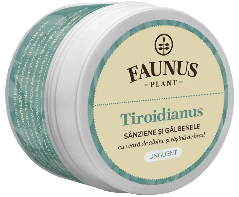 Cremă-balsam Tiroidianus 50 ml – Faunus Plant - Masaj plăcut