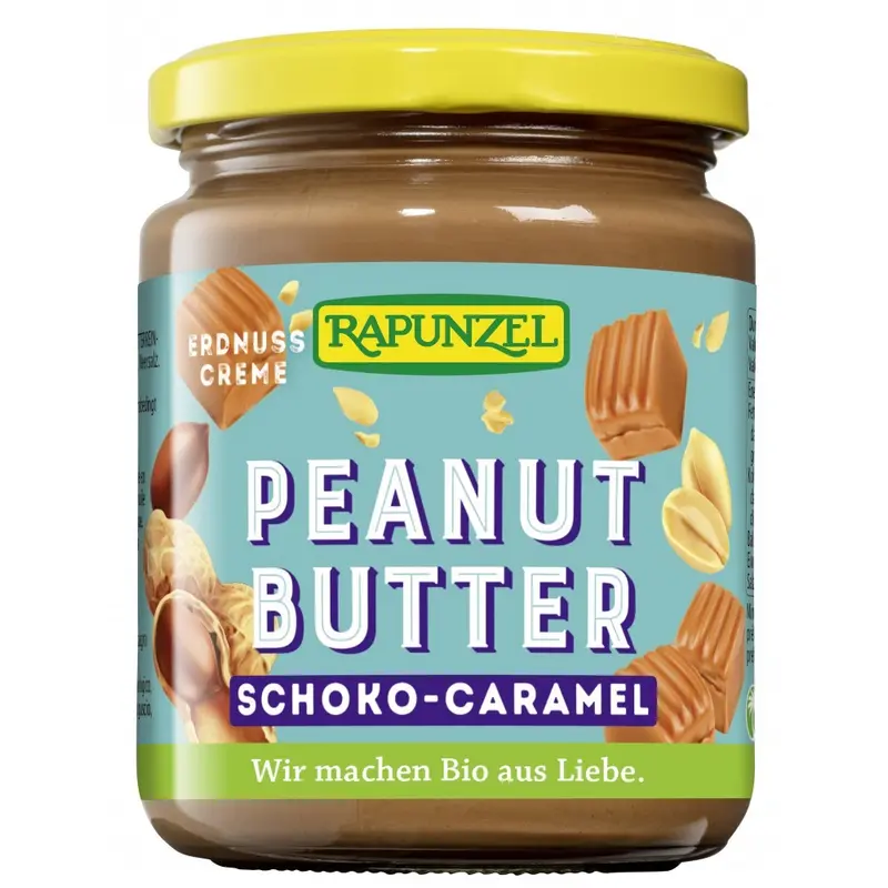 Crema bio de arahide cu caramel, 250g
