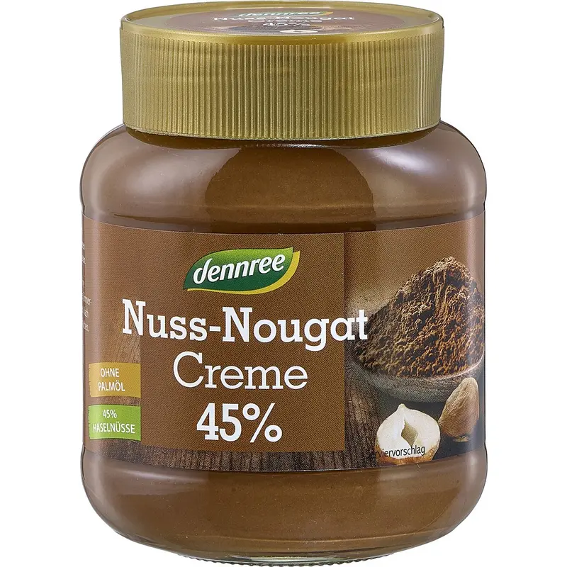 Crema bio de nuss-nougat , 400g | Dennree