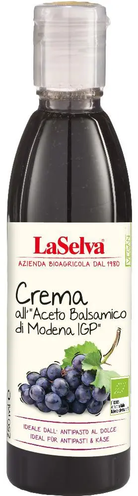 Crema bio de otet balsamic Modena IGP, 250ml LaSelva