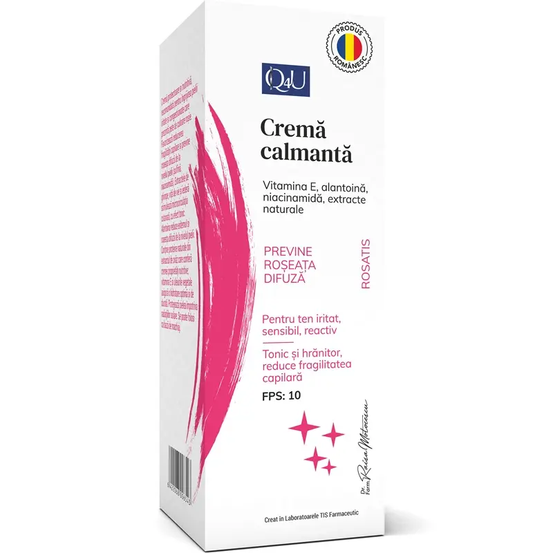 Cremă calmantă Q4U 50 ml – Tis Farmaceutic - Calmare