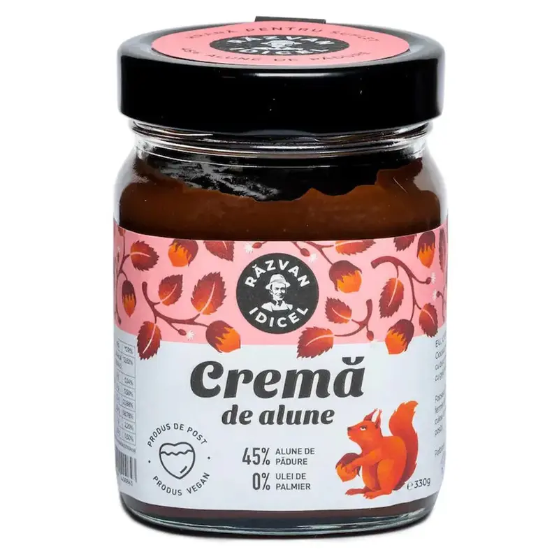 Cremă de alune de pădure cu cacao, 330g | Răzvan Idicel PRET REDUS